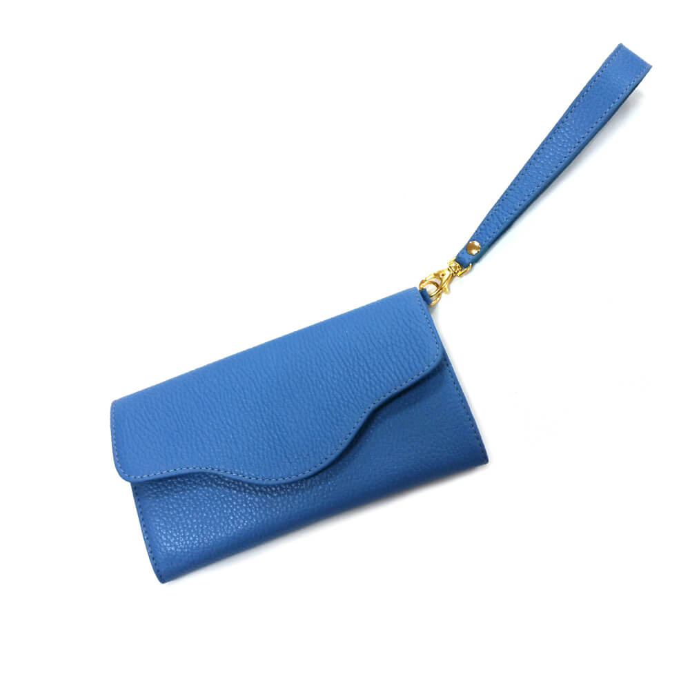 plic piele albastru